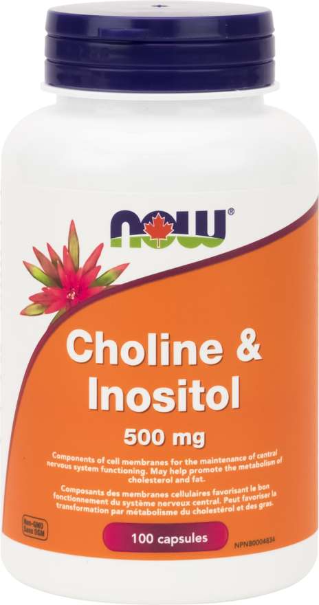 NOW: Choline and Inositol Veg Capsules