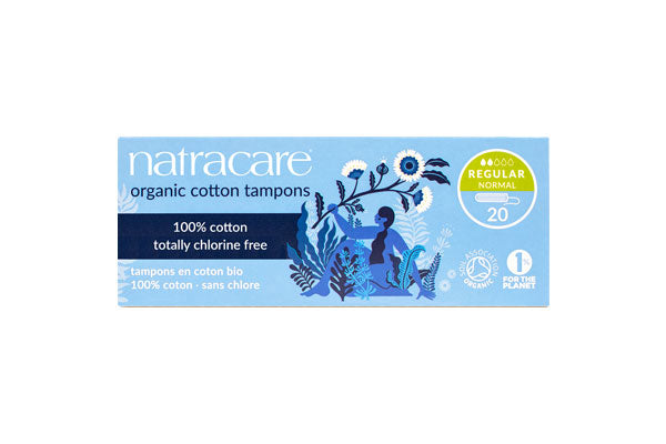 Natracare: Regular Non-Applicator Organic Cotton Tampons - 20