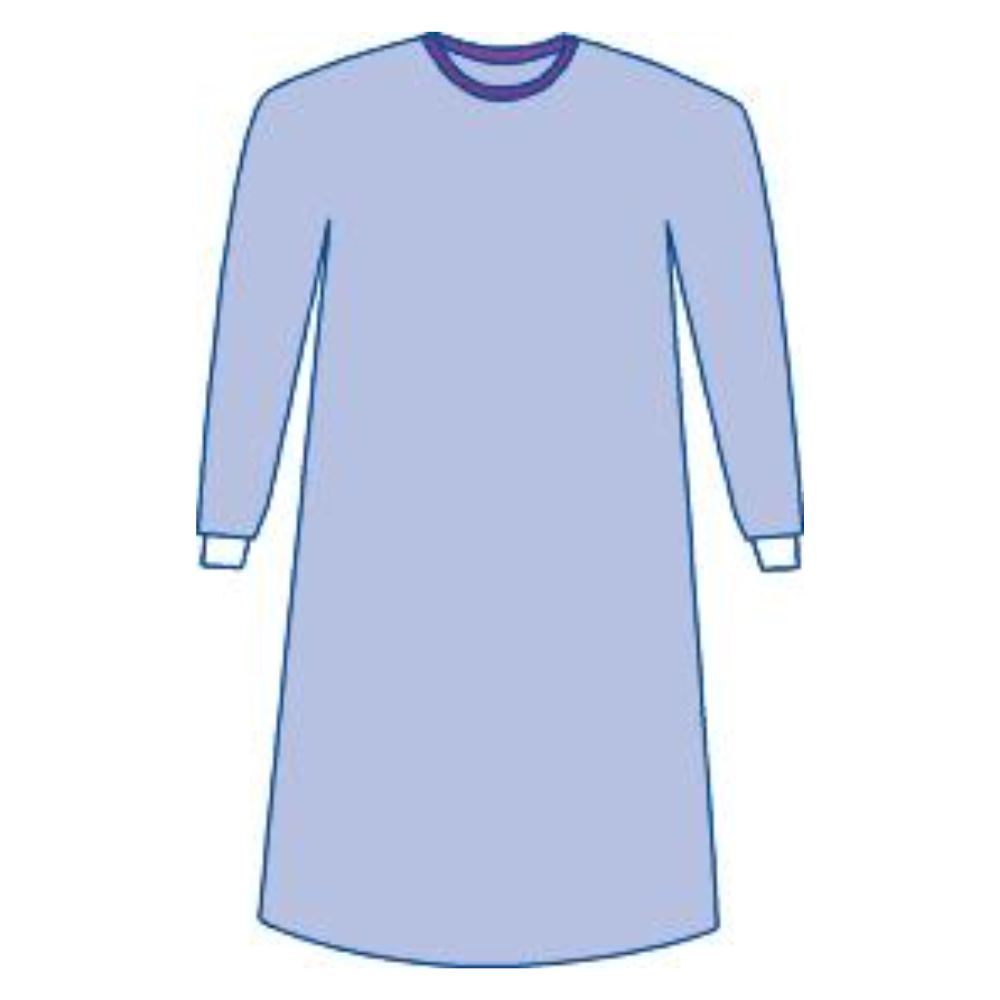Medline® Non-Reinforced Sirus Surgical Gowns w/Set-In Sleeves, Sterile, Extra-Long, Size XL (Case 20 pcs)