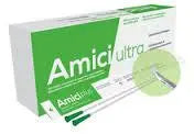 Amici Ultra Male Tiemann Intermittent Catheters, Size 14fr 16in - Box Of 100