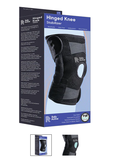 Rally Active Hinged Knee Stabilizer - Large/Extra Large