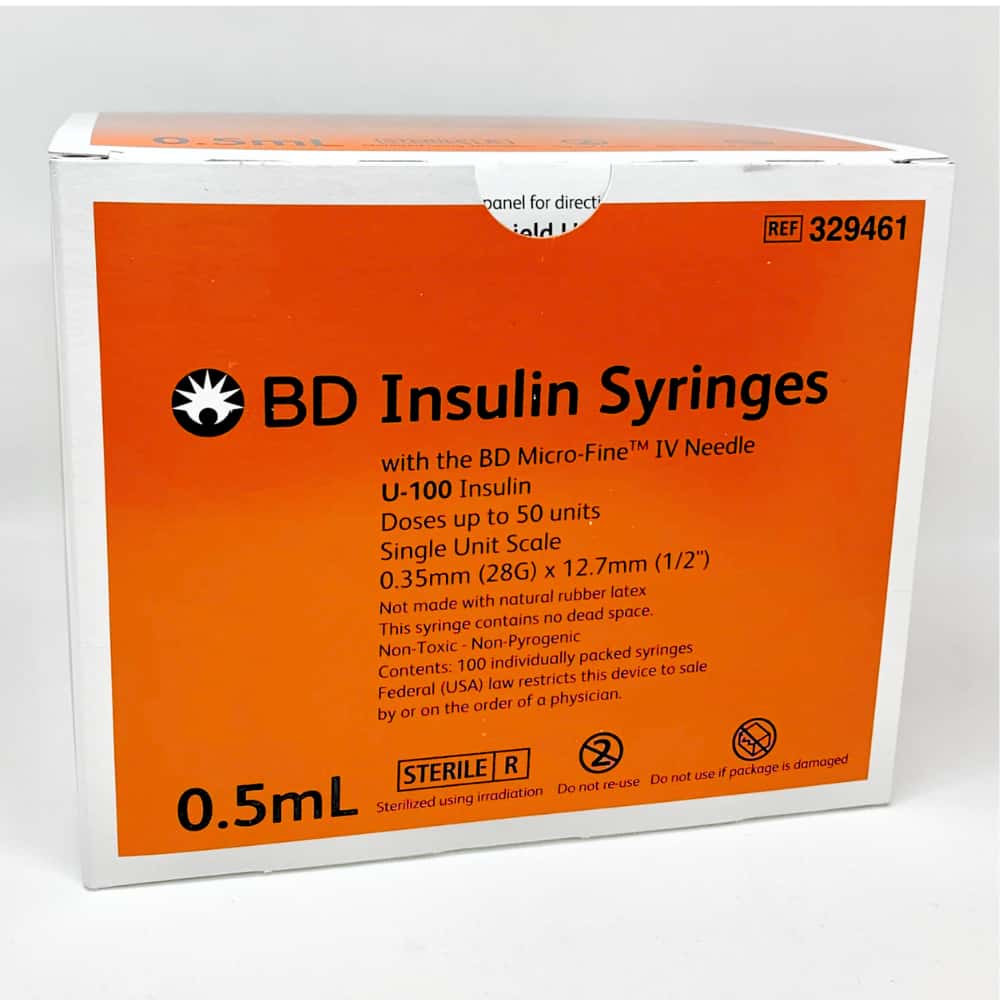 Regular bevel insulin needle