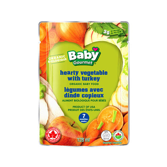 Baby Gourmet Meal - Hearty Veggies & Turkey