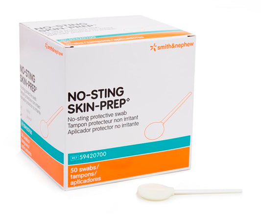 No Sting Skin-Prep Swabsticks - Box Of 50
