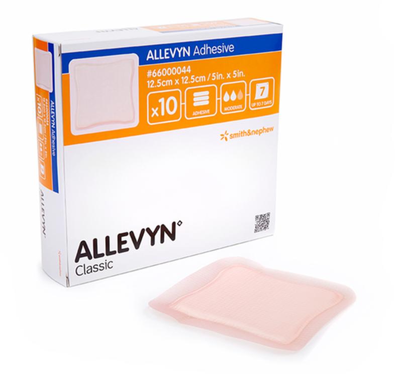 Allevyn Adhesive Foam Dressing, Size 22.5cm X 22.5cm - Box Of 10