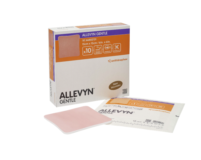 Allevyn Gentle Foam Dressing, Size 1X 1cm - Box Of 10