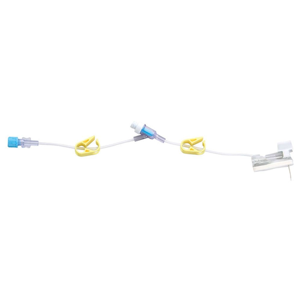 ICU Medical® Gripper Plus™ Safety Port Access Needle, Needlefree Y-Site, Luer-Activated, 20G x 1"