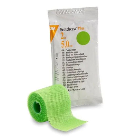 3Mâ„¢ Scotchcastâ„¢ Plus Casting Tape, Bright Green, 2" x 4yds (Box 10 pcs)