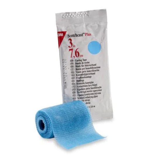 3Mâ„¢ Scotchcastâ„¢ Plus Casting Tape, Light Blue, 3 "x 4yds (Box 10 pcs)