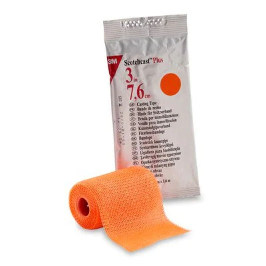 3Mâ„¢ Scotchcastâ„¢ Plus Casting Tape, Bright Orange, 3" x 4yds (Case 10 pcs)
