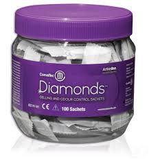 Diamonds Super Absorbent Gelling Sachets, 100/Cannister