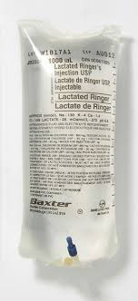 Lactated Ringers for Injection USP, 1000ml - 12/Case