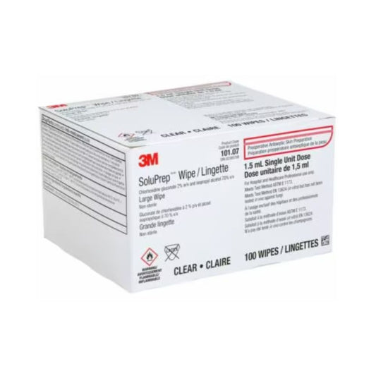3Mâ„¢ SoluPrepâ„¢ Wipe, Large, Clear