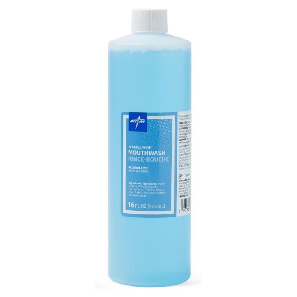 Medline® Sparkle Fresh Alcohol-Free Mouthwash, 16oz