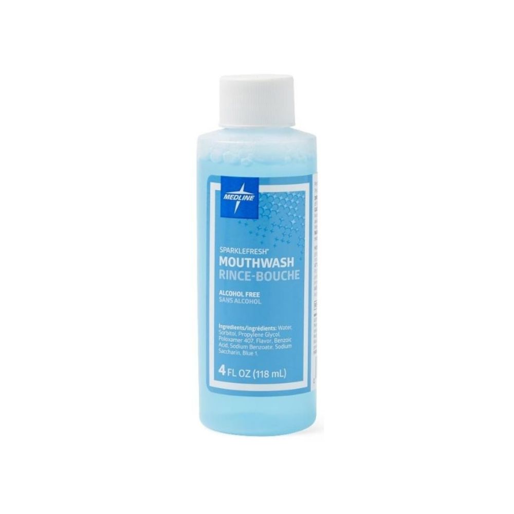 Medline® Sparkle Fresh Alcohol-Free Mouthwash, 4oz