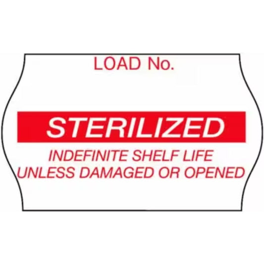 3M™ Comply™ Sterilization Load Labels, Red (Case 12 pcs)
