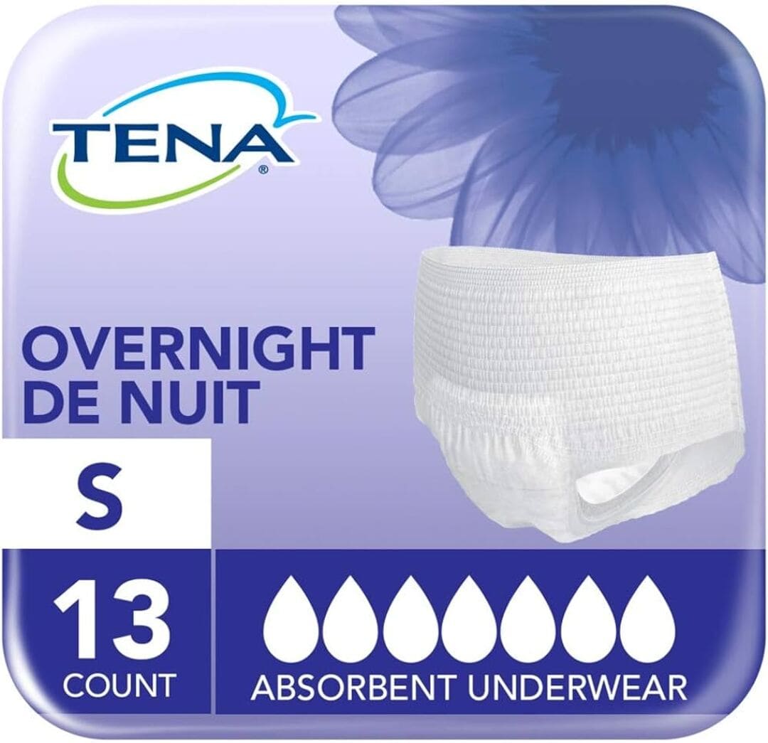 TENA Overnight Incontinence Underwear - Small - 13s