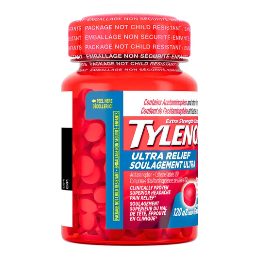 Tylenol Ultra Relief extra strength 120 tablets pain