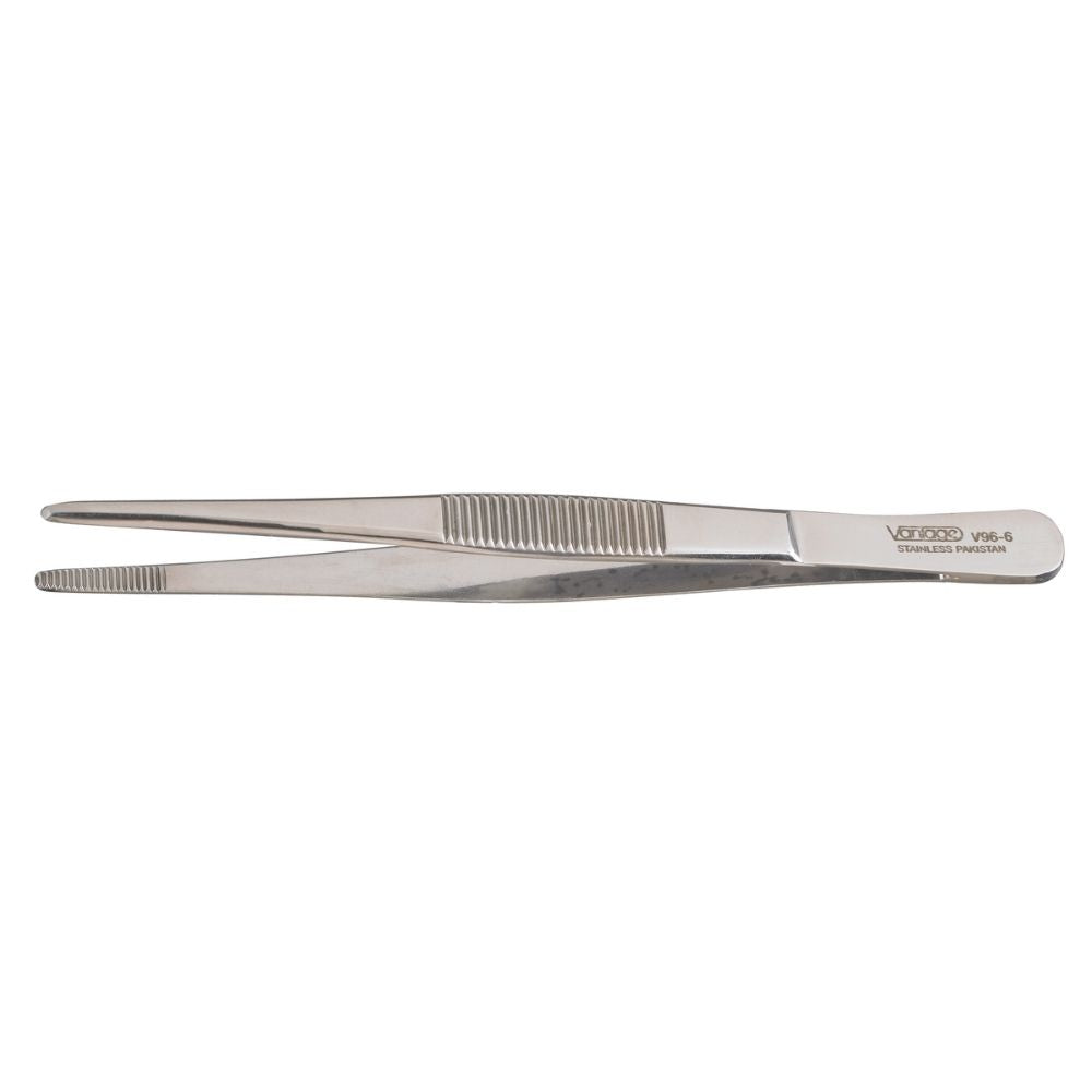 Vantage® Dressing Forceps, Serrated Tips, 5⅛"