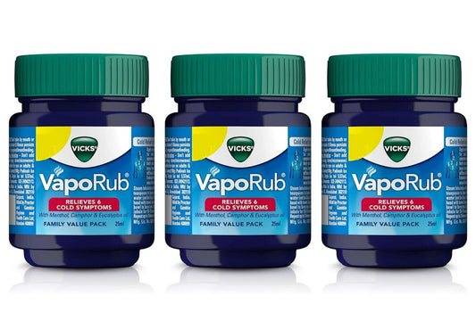 Vicks VapoRub Ointment 25ml - Family Pack (3)