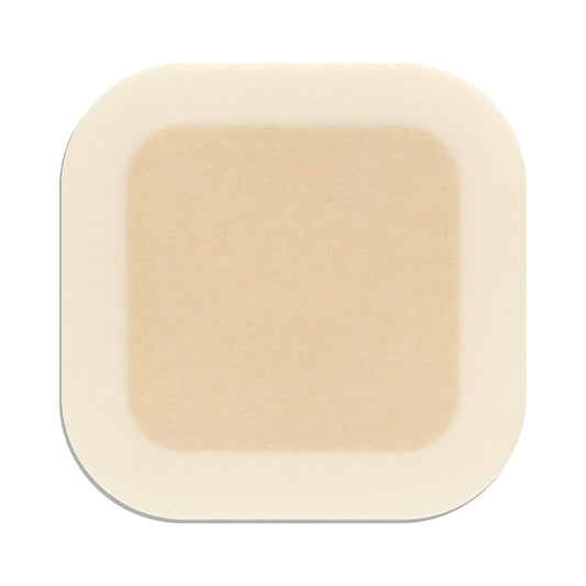 Wide foam border dressing