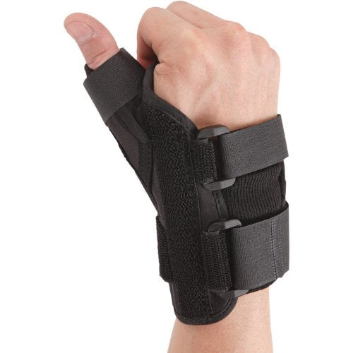 Ea/1 Formfit 6" Wrist Splint Left Black, X-Small