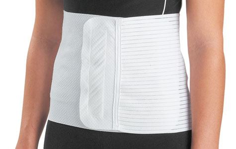 Ea/1 Procare 12" Personal Abdominal Binder S/M (20-42") Multi-Panel Vented Elastic
