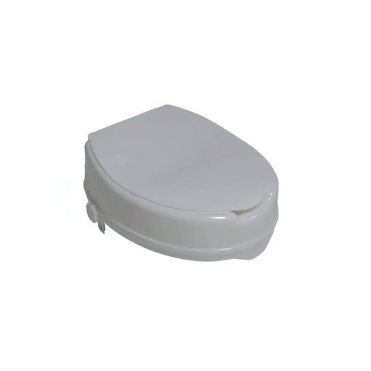 Airway 4" Molded Raised Toilet Seat With Lid