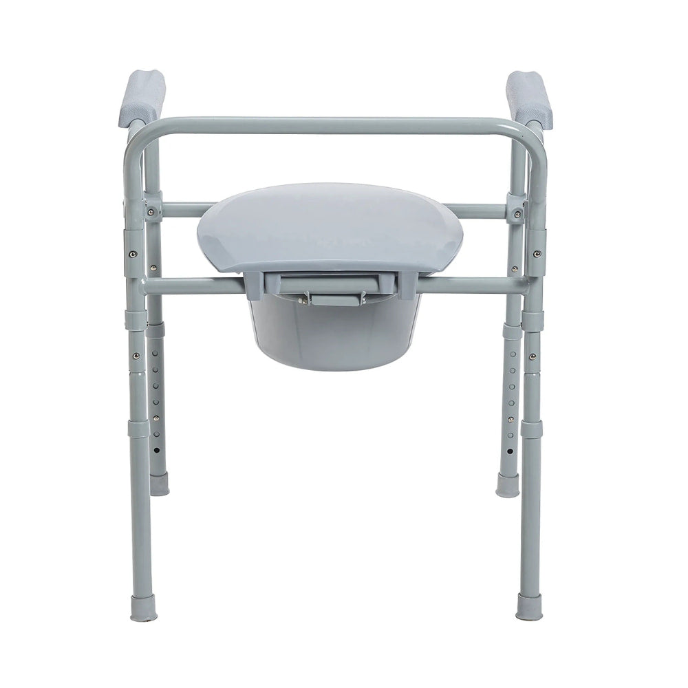 Airway Folding Steel Commode