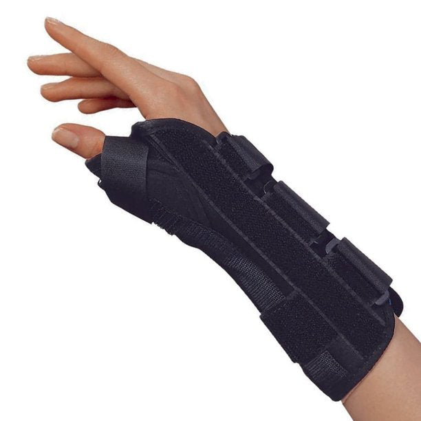 Ea/1 Otc Wrist Night Splint Black Right Lg (7 1/4 - 8 1/2")