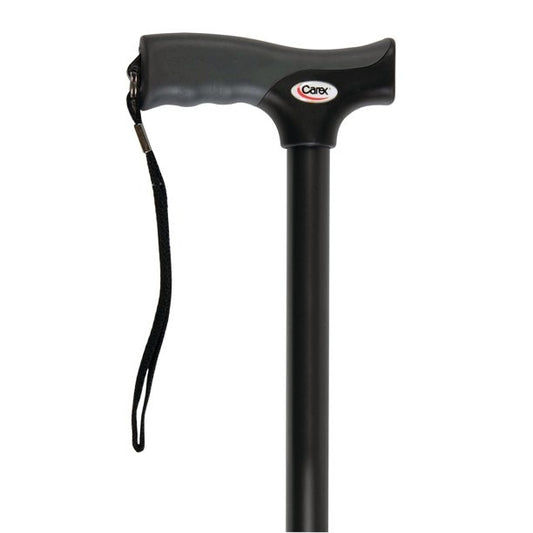 CAREX FOLDING CANE, BLACK