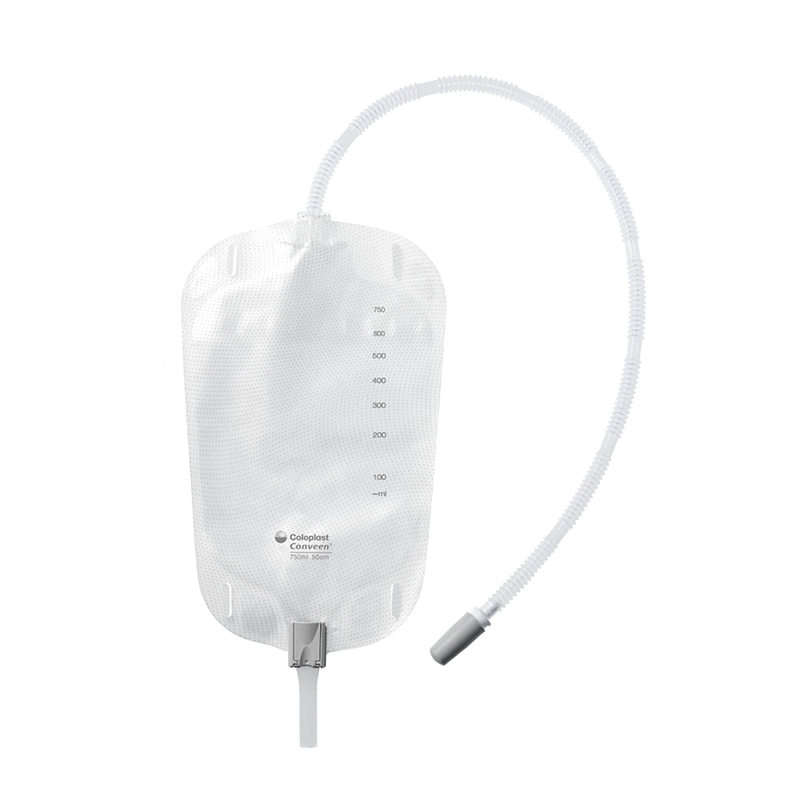Leg Bag, Conveen Security +, 500ml with 20 in. tubing