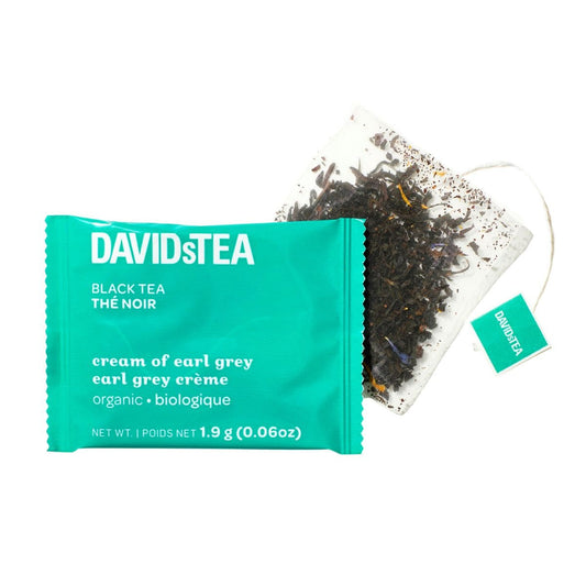 DAVIDsTEA Black Tea - Cream of Earl Grey - 12's