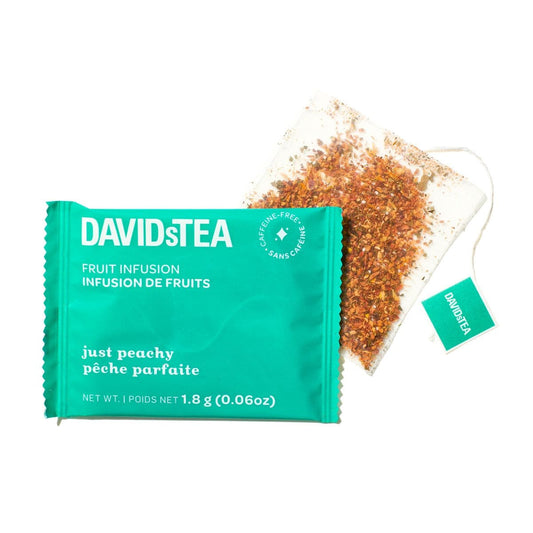 DAVIDsTEA Fruit Infusion Tea - Just Peachy - 12's