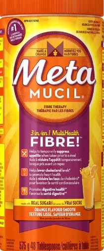 Metamucil: Multi-Health Fibre with Real Sugar
