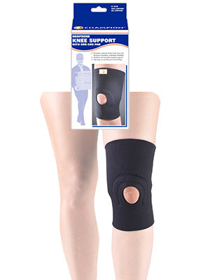 Ea/1 Champion Minimum Neoprene Patella Stabilizer S (13-14") 4-Way Stretch Black