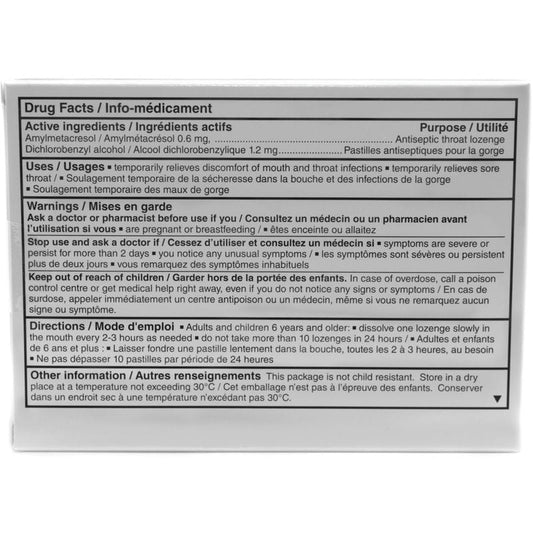 Antibacterial Throat Lozenge