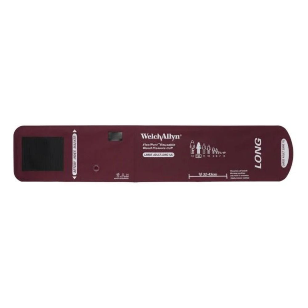 FlexiPort® Reusable Blood Pressure Cuffs w/No Tubes or Connectors, Large Adult Long (32-43cm)