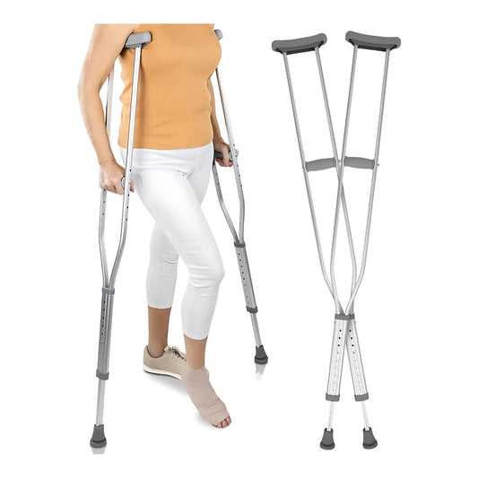 Aluminum Crutches with Accessories, Tall