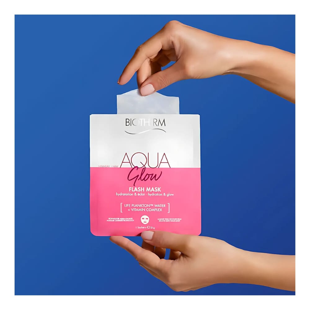 Aqua Glow Flash Mask Moisturizing Face sheet with Vitamin C