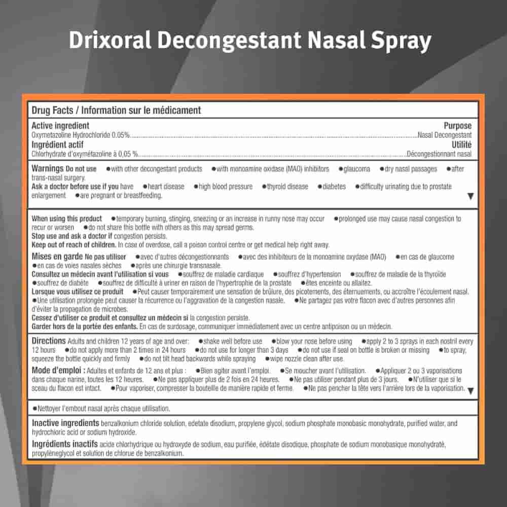 nasal decongestant solution