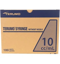 Terumo 10cc Luer Lock Syringe - 100/Box