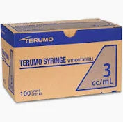 Terumo 3cc Luer Lock Syringe - 100/Box