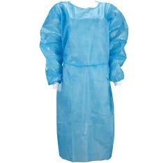 Isolation Gown, Level 1, Non-Sterile, XLarge with Ties, Yellow- 50/case
