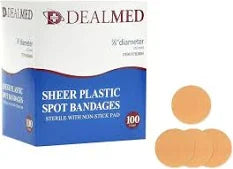 Bandage, Latex-Free Spot 7/8 in.(Latex Free) - 100/Box