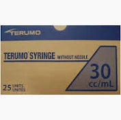 Terumo 30cc Luer Lock Syringe - 25/Box