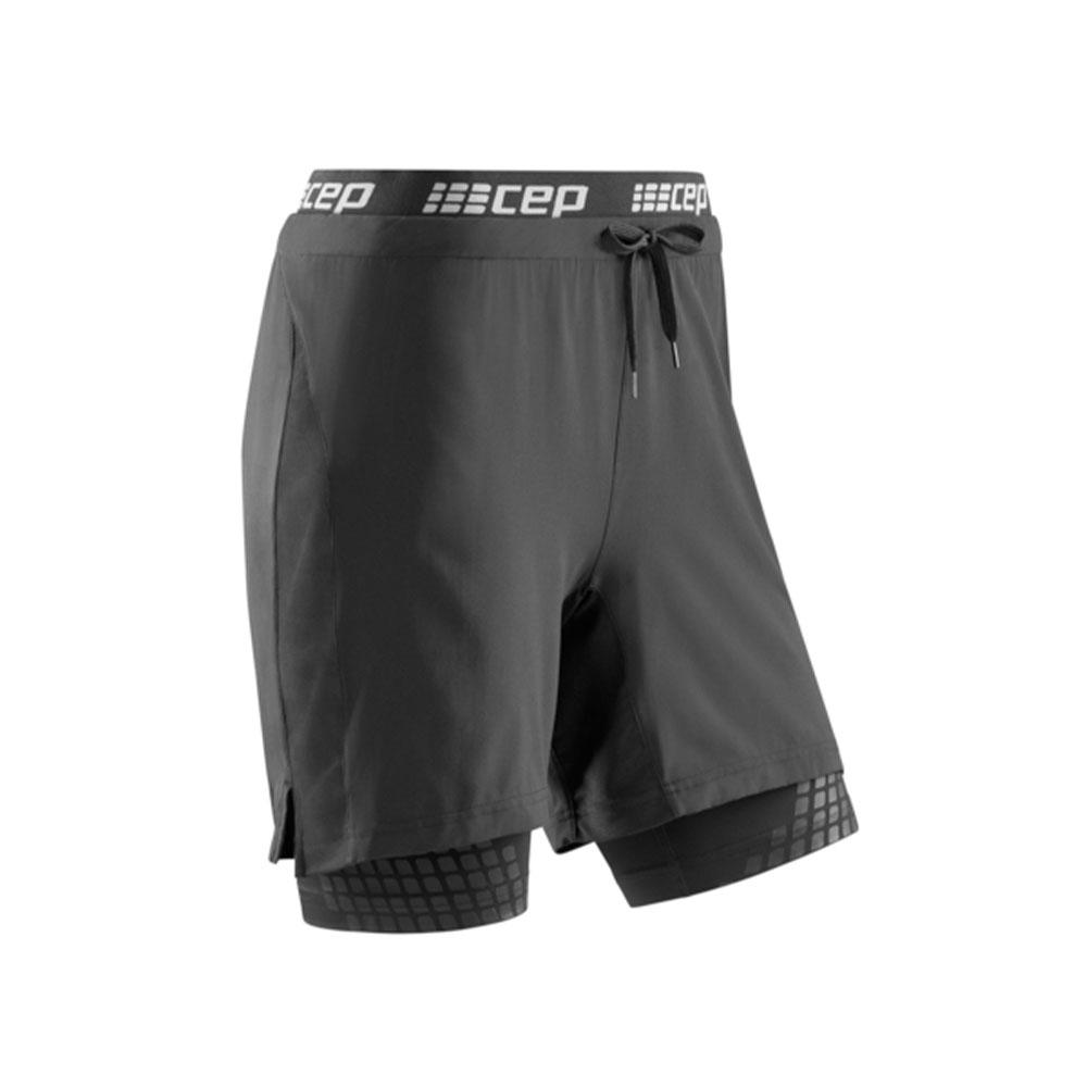 Womens 2-in-1 Training Compression Shorts 20-30mmHg