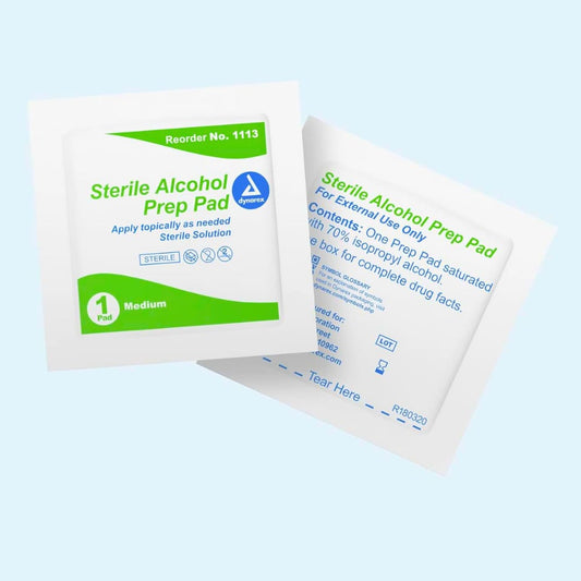 skin cleansing alcohol swabs
