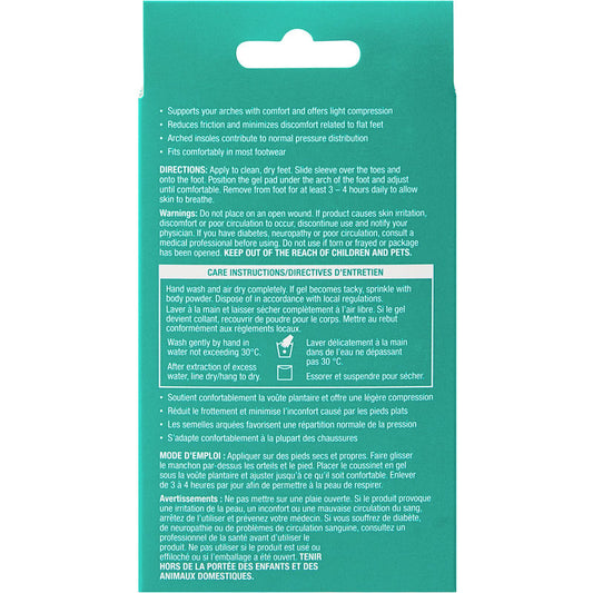 All Gel Ball of Foot Protectors with Toe Separator S/M