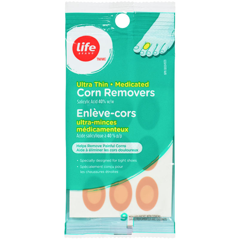 Ultra Thin Medicated Corn Removers Salicylic Acid 40% w/w
